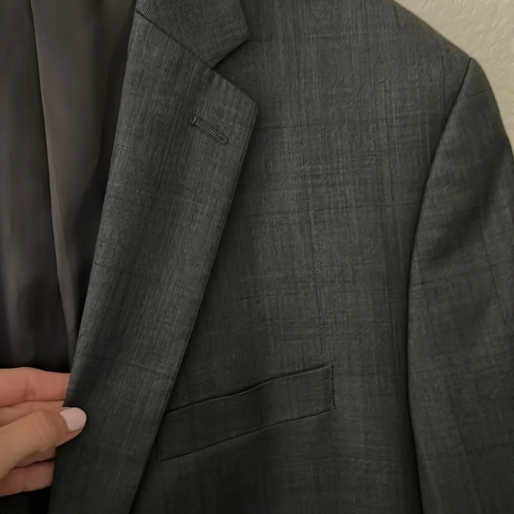 Lauren Ralph Lauren 100% Wool Dark Gray Sports Coat. Jacket. Blazer. 48XL